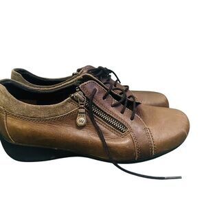 Wolky Bonnie Light Brown Cartago Leather Comfort Shoes